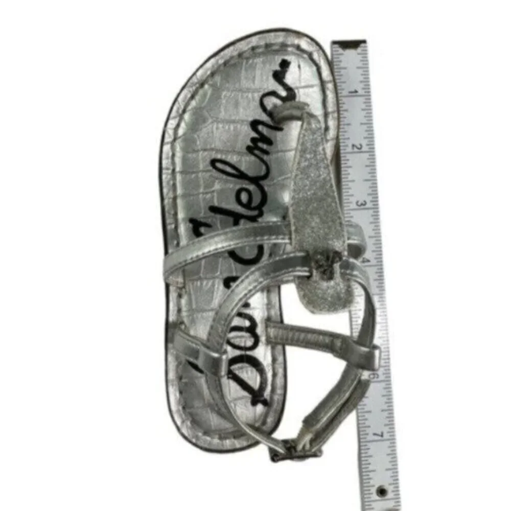 Sam Edelman | Silver & Gray Toddler Buckled Sandals Size 11